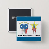 DUAL AIR BAGS STANDARD POLITISCHER BUTTON REPUBLIC (Vorne & Hinten)