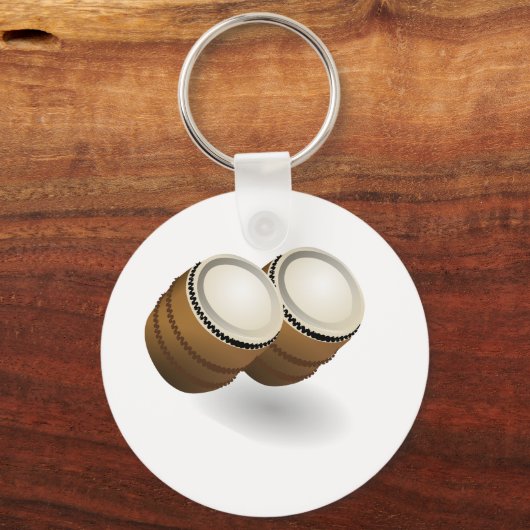 Dual-Bongos-Schlüsselanhänger Schlüsselanhänger (Vorderseite)