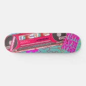 Dual cassette boombox スケートボード skateboard (Horizontal)
