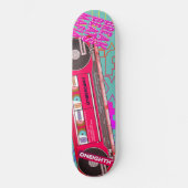 Dual cassette boombox スケートボード skateboard (Vorderseite)