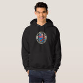 Dual Citizenship American Congolese Congo Usa Flag Hoodie (Vorne ganz)