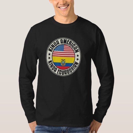 Dual Citizenship American Ecuadorian Ecuador Usa F T-Shirt (Vorderseite)