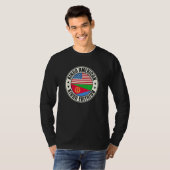 Dual Citizenship American Eritrean Eritrea Usa Fla T-Shirt (Vorne ganz)