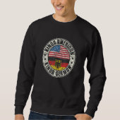 Dual Citizenship American German Germany Usa Flag_ Sweatshirt (Vorderseite)