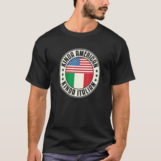 Dual Citizenship American Italian Italy Usa Flag I T-Shirt (Vorderseite)