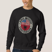 Dual Citizenship Kinda American Albanian Albania U Sweatshirt (Vorderseite)