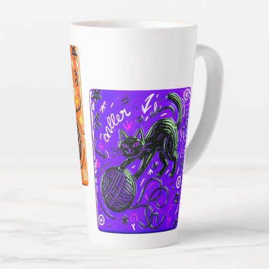 Dual Color Cat   Milchtasse (Rechte Ecke)