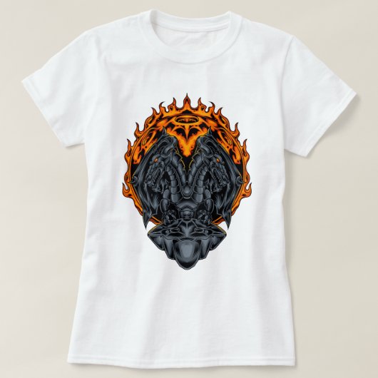 Dual Dragon Inferno T-Shirt (Design vorne)