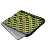 Dual Heritage Ghana JAMAICA Christian Laptop Laptopschutzhülle (Vorne Knopf)