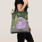 Dual-Image Flower and Tendril Morning Glory Tasche (Von Nahem)