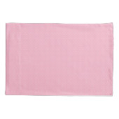 Dual images of a rectangular pink gingham-patterne kissenbezug (Rückseite)