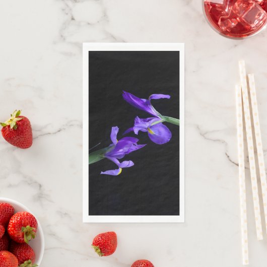 Dual Iris Party Napkin Serviette (Beispiel)