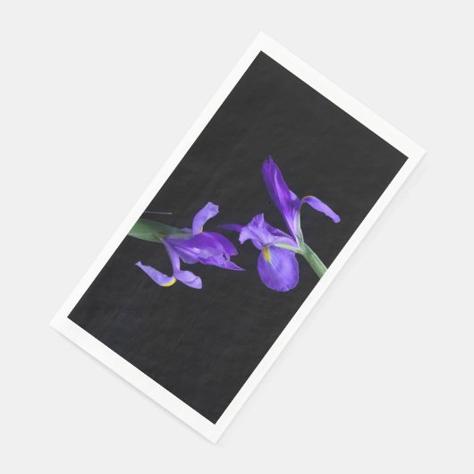 Dual Iris Party Napkin Serviette (Ecke)
