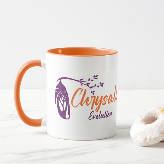 Dual-Logo der Chrysalis-Tasse 1 Tasse (Mit Donut)