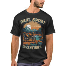 DUAL SPORT ADVENTURES cooles Retro-Motorrad