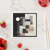 Dual‑Tone Geometry Serviette (Beispiel)