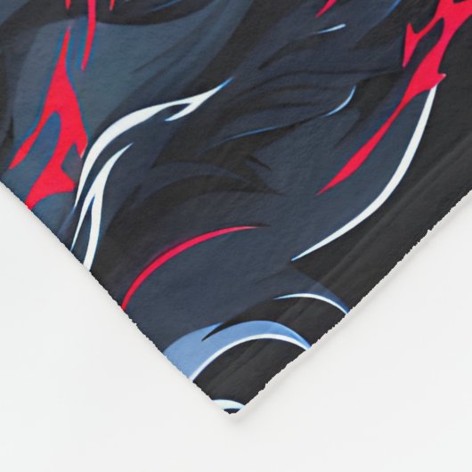 Dual Wild Lunar Wolf Fleecedecke (Ecke)