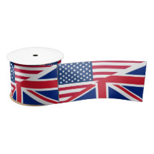 Dualbürger Amerikanisch-Britische Flagge Ribbon