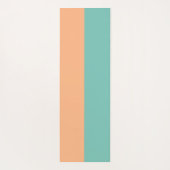 Duale Aqua Orange Pastel Yoga Mat Yogamatte (Rückseite)