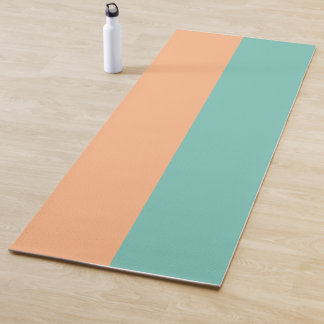 Duale Aqua Orange Pastel Yoga Mat Yogamatte