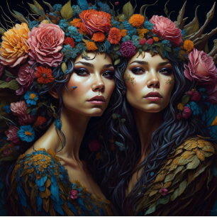 Duale Flower-Women-Tissue-Paper-Störung Seidenpapier