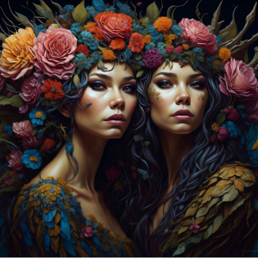 Duale Flower-Women-Tissue-Paper-Störung Seidenpapier