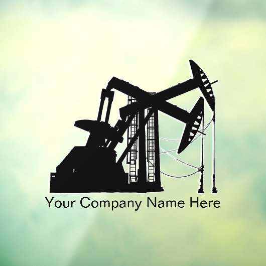 Duale Ölpumpeneinheiten - Schwarz Fensteraufkleber (Blatt 3)