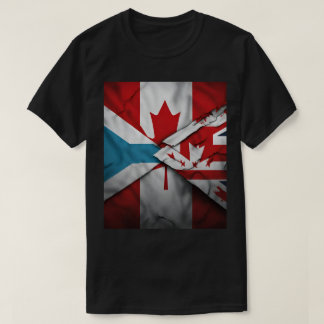 "Duale Passionen: Kanada und Fidschi-Rugby" T-Shirt