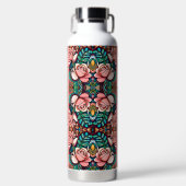 Duale Rose: Eine spektakuläre Blumenübereinkunft Trinkflasche (Vorderseite)