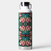 Duale Rose: Eine spektakuläre Blumenübereinkunft Trinkflasche (Vorderseite)