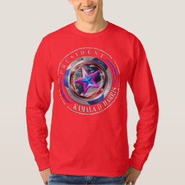 Duale Seite Harris-Walz Wing/Briefmarke Medallion T-Shirt