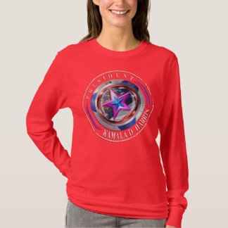 Duale Seite Harris-Walz Wing/Briefmarke Medallion T-Shirt
