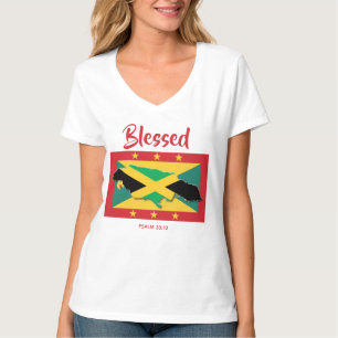 Duales Erbe JAMAICA GRENADA Christliche Schrift T-Shirt