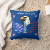 Dualfarben 4. Juli Spezielle Throw-Kissen Kissen (Decke)