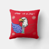 Dualfarben 4. Juli Spezielle Throw-Kissen Kissen (Rückseite)