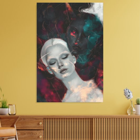 Dualismus Leinwanddruck (Insitu (Wohnzimmer))