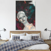 Dualismus Leinwanddruck (Insitu (Schlafzimmer))