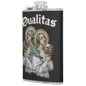 Dualitas - Gotisches Design Flachmann (Links)