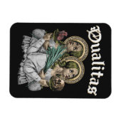 Dualitas - Gotisches Design Magnet (Horizontal)