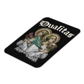 Dualitas - Gotisches Design Magnet (Linke Seite)