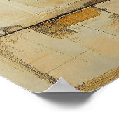 Dualität – Abstrakte Figuren aus Licht und Schatte Poster (Ecke)