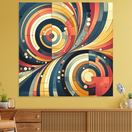 Dualität - Bauhaus - Leinwand Art (Insitu (Wohnzimmer))