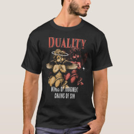 Dualität - Bruralist Streetwear Design T-Shirt
