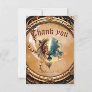 Dualität der Kraft, Der Löwe und die Frau. Dankeskarte