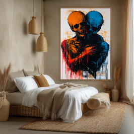 Dualität der Soule Zeitgenössische Ausdruckskunst Leinwanddruck