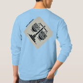 "Dualität der Wahl: Richtig oder falsch lange Schl T-Shirt (Rückseite)