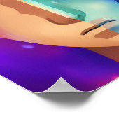 Dualität enthüllt Abstraktes Konzept der doppelten Poster (Ecke)