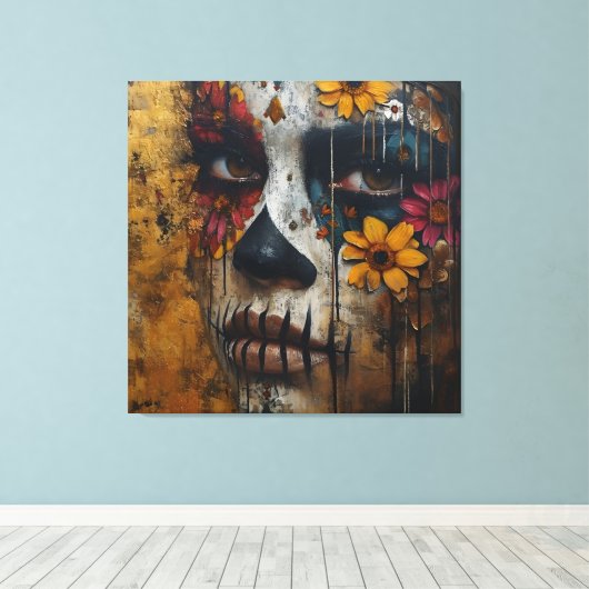 Dualität im Blut Leinwanddruck (Insitu (Holzboden))