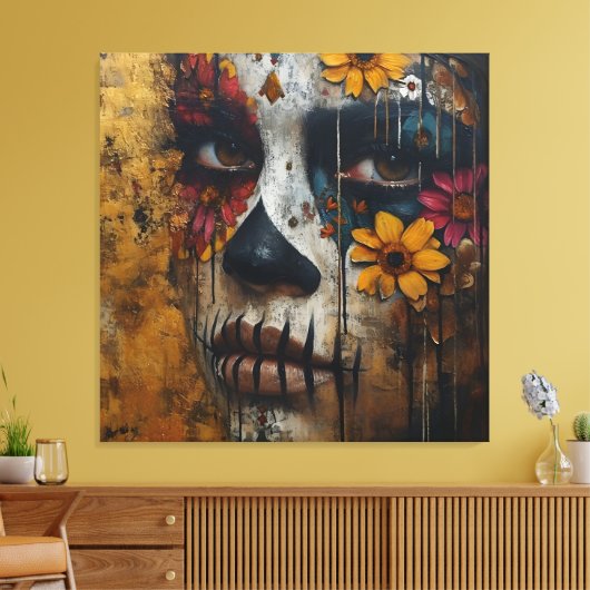 Dualität im Blut Leinwanddruck (Insitu (Wohnzimmer))