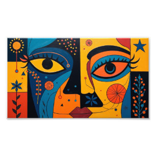 Dualität in Bloom: Eine Symphonie von Licht und Sy Fotodruck